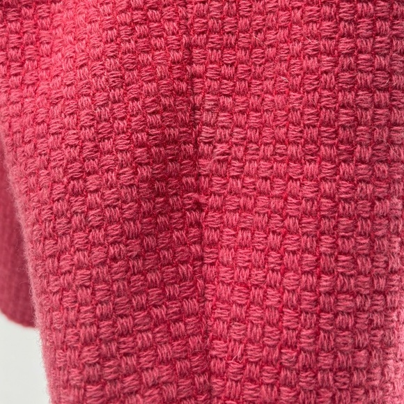 Boden pink wool blend jacket with scalloped hem size 8 - Picture 10 of 15